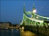 Liberty Bridge at Night in Budapest, Hungary, photo by Alon Zahavi