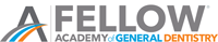 Blue Sky Dental | Fellow of the Academy of General Dentistry logo with stylized 'A' and colorful curved lines